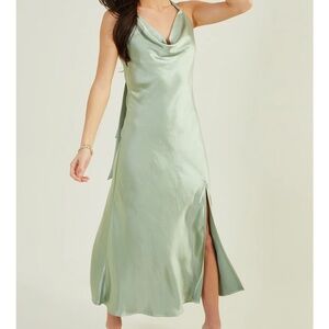 Alter’d State Sage Satin Dress